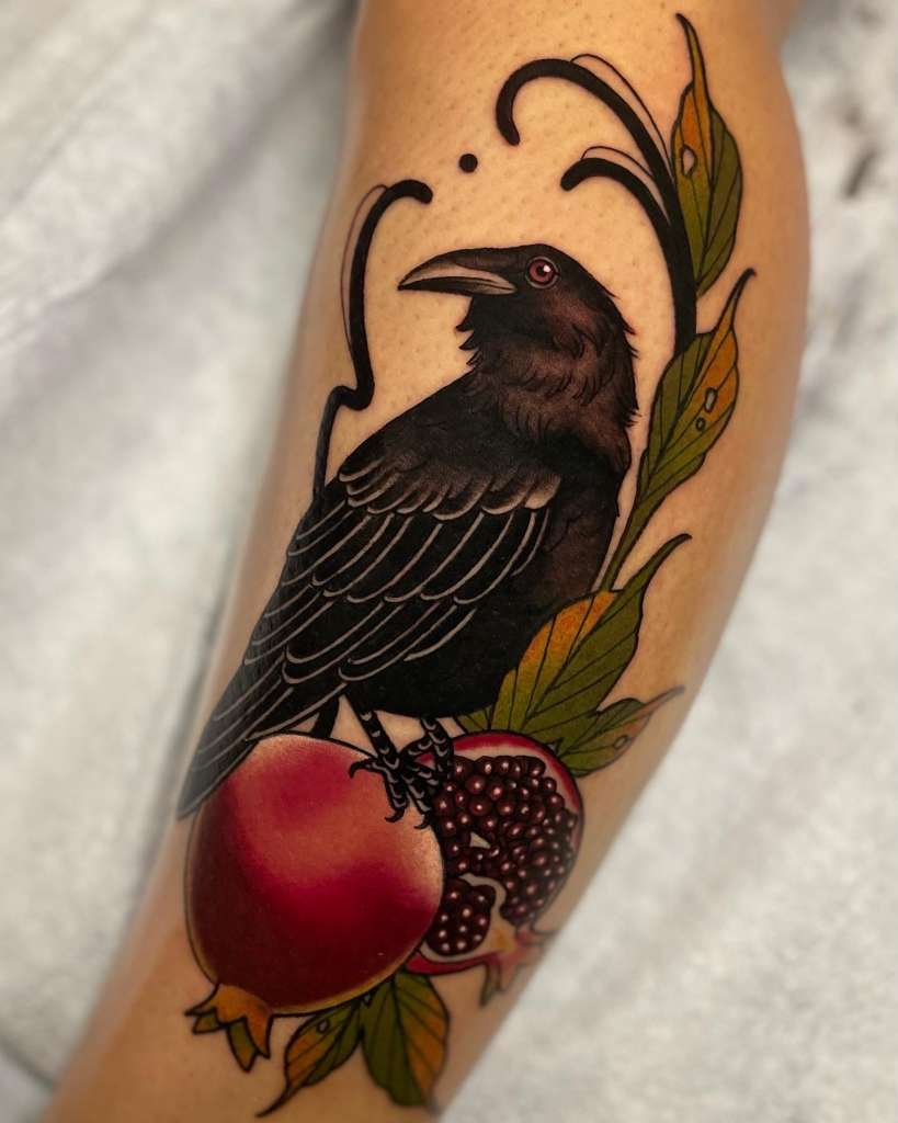 Black Crow & Raven Tattoos